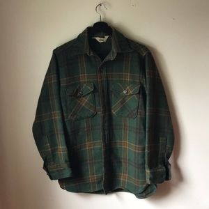 Woolrich 100% wool button up